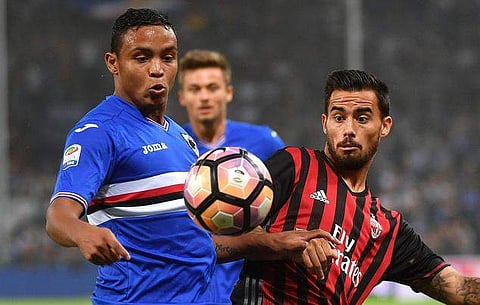 Luis Muriel (L) bagged 13 Serie A goals and made nine assists last season. (File | AP)