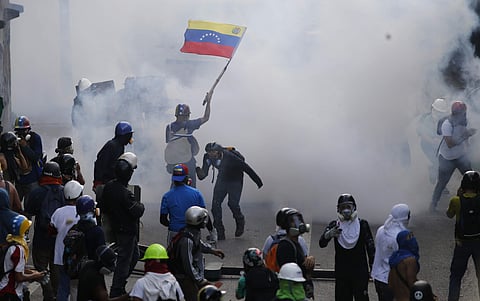 Venezuela protestors. (File photo | AP)