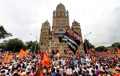 The Maratha Kranti Morcha almost brought Mumbai to a standstill on Wednesday. | File Photo