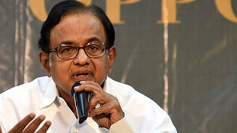 Congress leader P Chidambaram.