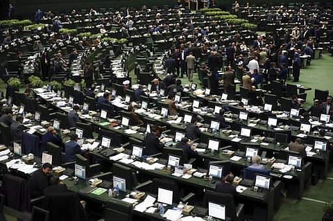Iranian parliament in Tehran, Iran.|AP