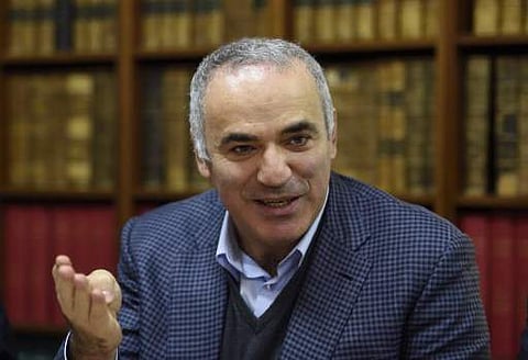 Russian chess legend and opposition activist Garry Kasparov. | AFP