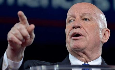 Chairman of the House Ways and Means Committee Rep. Kevin Brady of Texas makes remarks to the Conservative Political Action Conference (CPAC) at National Harbor, Maryland, on February 4. (File Photo | AFP)