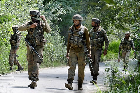 Army Personnels during an encounter operation. (File | PTI)