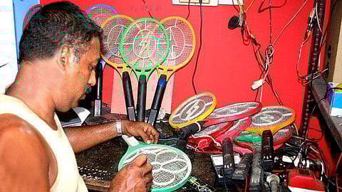 Over 1.5 tonne of mosquito bats and repellent machines are now part of the 18 tonne e-waste Bhubaneswar Municipal Corporation (BMC) has to dispose of.