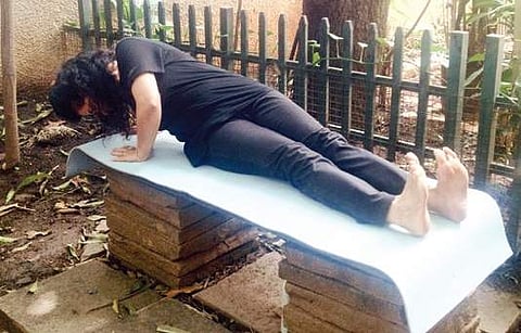 Twisting earth with your spine