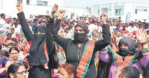 By trapping bigots in the game of conscience, he will not only bring democracy to the most oppressed of women, but also create a large mass of gratefil supporters who will perceive him as an angel of mercy than anti-minority prophet.