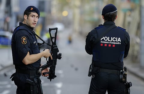 Barcelona cops | AP