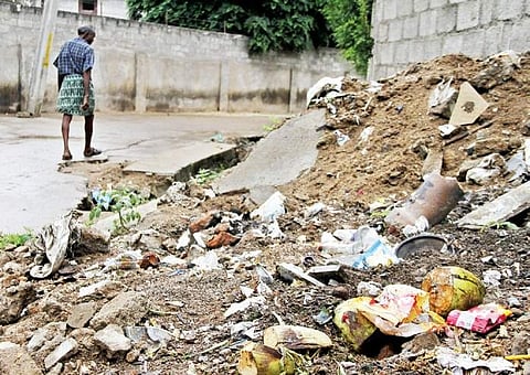 open garbage is breeding ground for mosquitoes in Moosapet | Ajay moses
