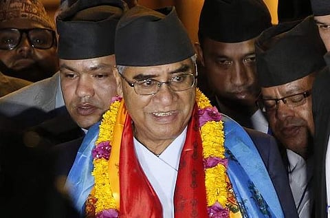 Nepal PM Sher Bahadur Deuba (File PTI)