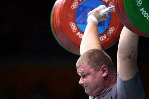 Bulgarian weightlifter Velichko Cholakov (File | AFP)
