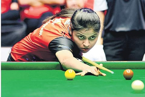 National women's billiards champion Amee Kamani