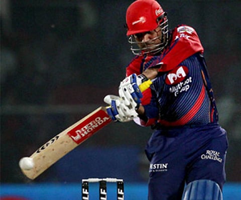 Virender Sehwag is one among the brand ambassadors for the T10 league. (File | PTI)