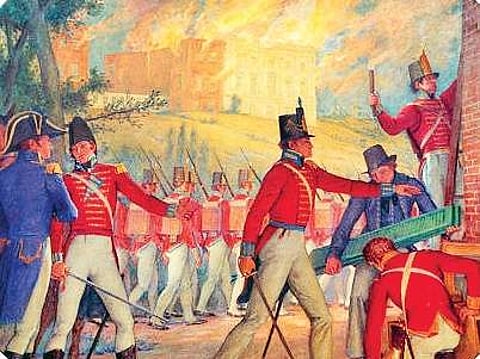 When Washington DC was set ablaze