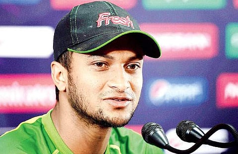 Bangladesh all-rounder Shakib Al Hasan (Photo | PTI)