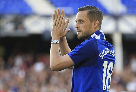 Gylfi Sigurdsson scored a stunning long-range volley just after half-time to secure Everton's place in the Europa League group stage following a 3-1 aggregate victory over Hajduk Split. (File | AP)