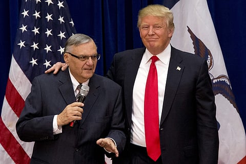 Donald Trump with Joe Arpaio (File | PTI)