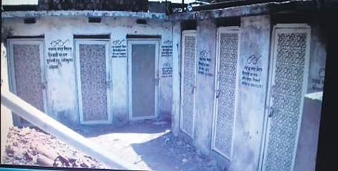 The Swachh Bharat toilets