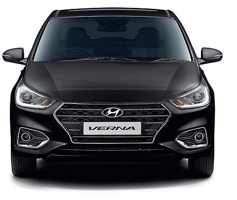 Hyundai Verna.