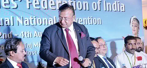 India Tourism Regional Director Sanjay Sreevats at the Tourists Guides Federation of India Annual Convention held in Kochi on Wednesday | Express