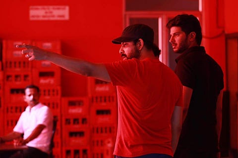 Bejoy Nambiar directing Dulquer Salmaan in 'Solo'. (Photo | Facebook)