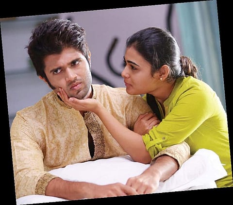 Vijay Devarakonda and Shalini in 'Arjun Reddy'.