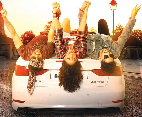 A still from Life Jothe Ondh Selfie