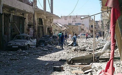 A photo from Raqqa | AP