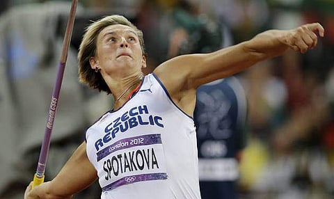 Barbora Spotakova of the Czech Republic (Photo | AP)