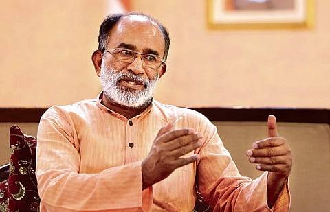 Newly-appointed Minister of State for Tourism Alphons Kannanthanam. | Express Photo Service