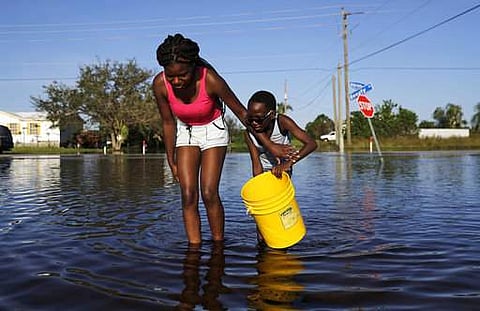 Nine people were killed in the British territories in the hurricane out of a total of at least 50 dead in the region. (AP)