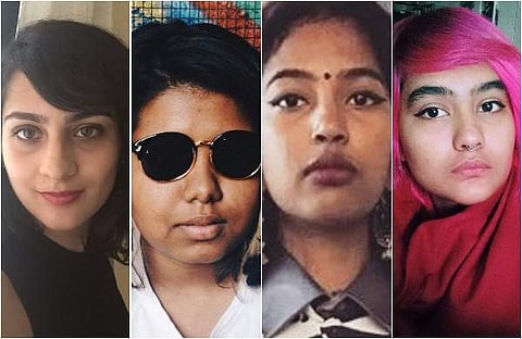 Artists Mehr Chatterjee, Priyanka Paul, Namita Sunil and Sarah Naqvi are using Instagram to talk about menstruation, masturbation and pubic hair among other taboo subjects today.
