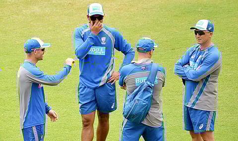 Two strips are ready and one will be picked a day before Sunday’s day-night encounter. | Express Photo Service