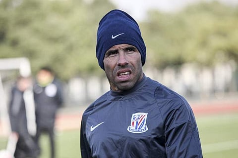 Shanghai Shenhua striker Carlos Tevez (File | AFP)