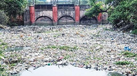 Plastic waste choking the canals in Vijayawada | Express