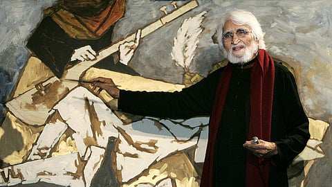 MF Husain was born 102 years ago today. (Express File Photo)