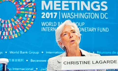 IMF chief Christine Lagarde.