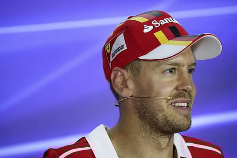Ferrari driver Sebastian Vettel of Germany. | AP