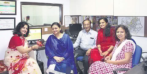 Team members Mona Sharma Gupta, Tripti Mathur, IM Khanna, Namitha Choudhary and Madhuri Rawat Varshney