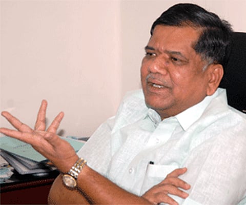 Leader of the opposition in the Legislative Assembly Jagadish Shettar. (AP)