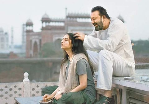 Sanjay and Aditi Rao Hydari in Bhoomi