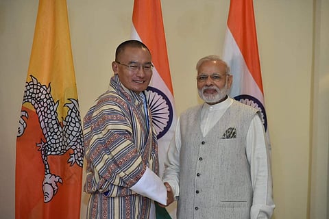 PM Modi and Bhutanese PM Tshering Tobgay | MEA