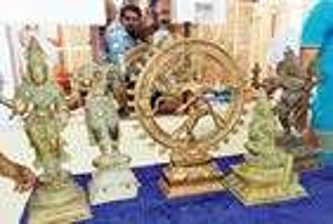 The panchaloha idols recovered from a house near Emalingam temple | Express