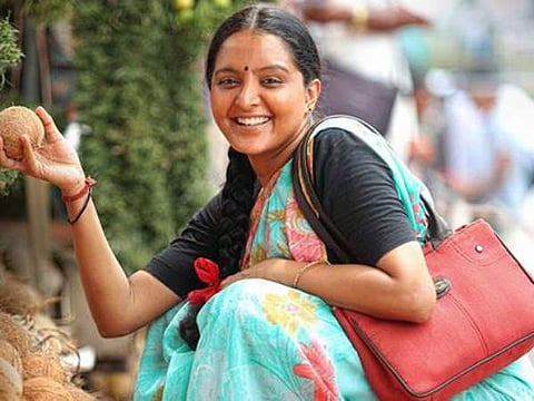 Manju Warrier in Udhaharanam Sujatha.