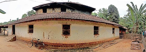 Houses in the village are centred around a main house (above), which is at least a century-old. Villagers gather at this house for festivals | SUBHASH CHANDRA N S