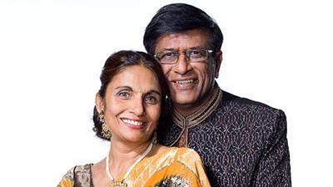 Kiran Patel and his wife Pallavi Patel (Photo | https://nsunews.nova.edu )