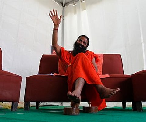 Yoga guru Baba Ramdev (AP)