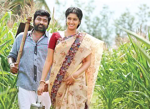 Vijay Sethupathi and Tanya in Karuppan.