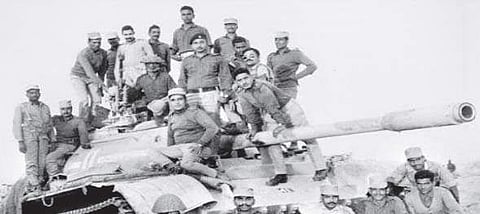 Indian soldiers after the 1971 war with Pakistan.