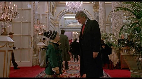 Donald Trump and McCauley Culkin in Home Alone 2. (Photo | Youtube Screengrab)